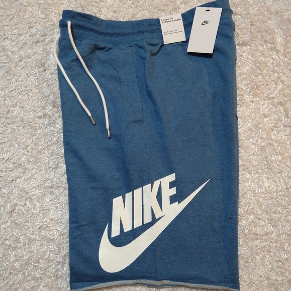 Nike Other - Men's Blue Nike Cotton Athletic Shorts NWT